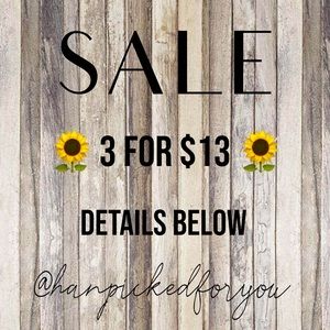🌻 3 for $13 🌻